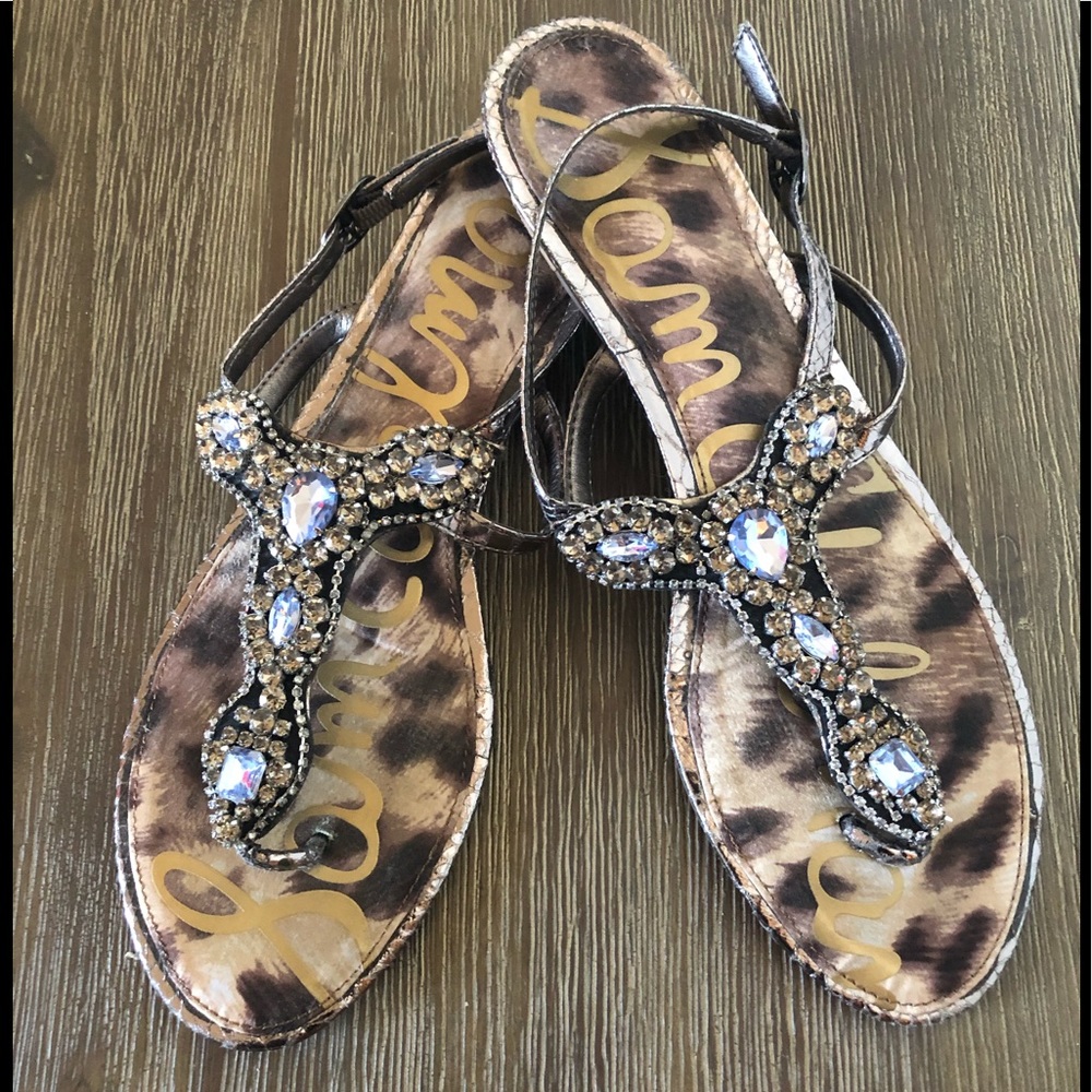 Sam Edelman Embellished Sandals - Picture 3 of 9